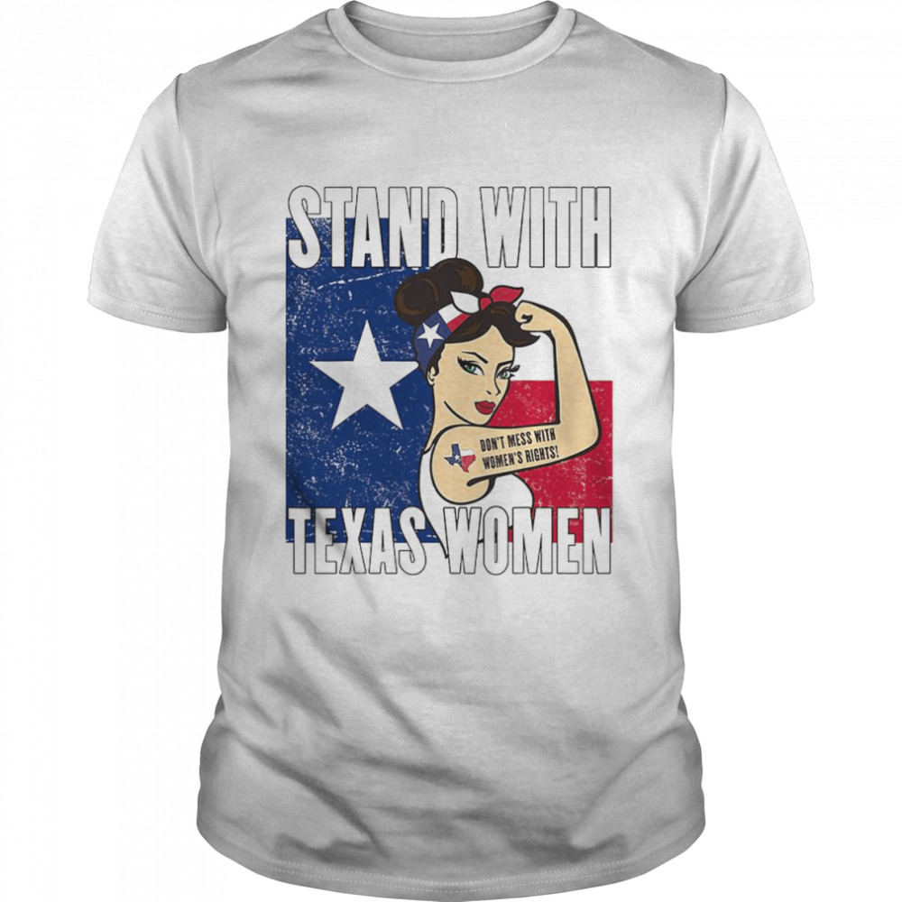 Stand With Texas Women USA Flag T-Shirt