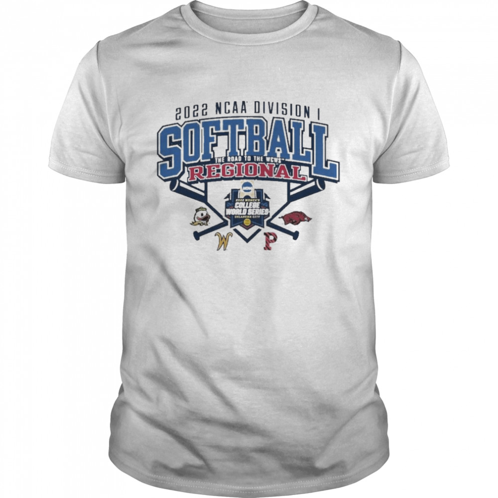 The Road To The WCWS 2022 NCAA Division I Softball Regional Arkansas  Classic Men's T-shirt
