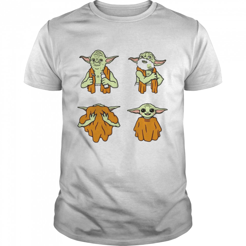 Yoda shaving meme shirt Classic Men's T-shirt