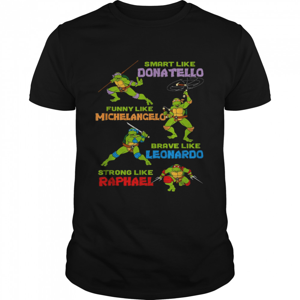 Mademark xnage Mutant Ninja Turtles I am Smart,, Brave, and StrongShirt Shirt