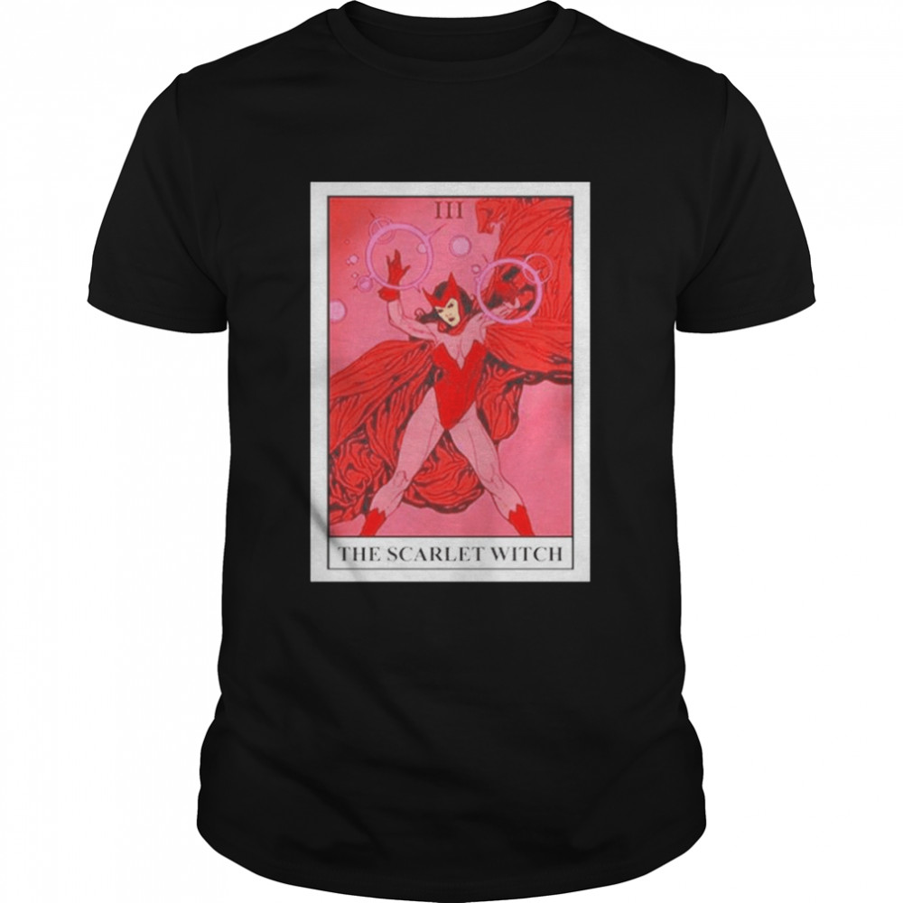 Marvel Scarlet Witch Tarot Card T- Classic Men's T-shirt