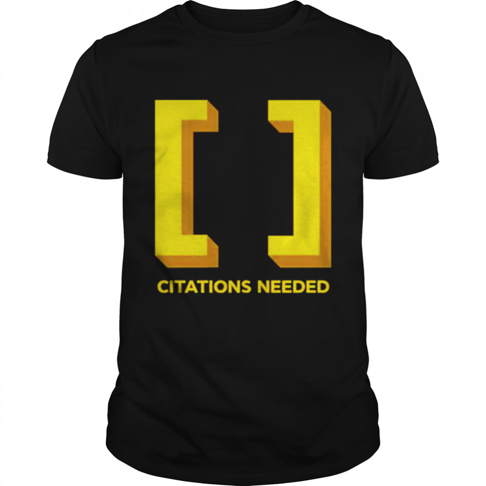 Citations Needed Logo shirt Classic Men's T-shirt