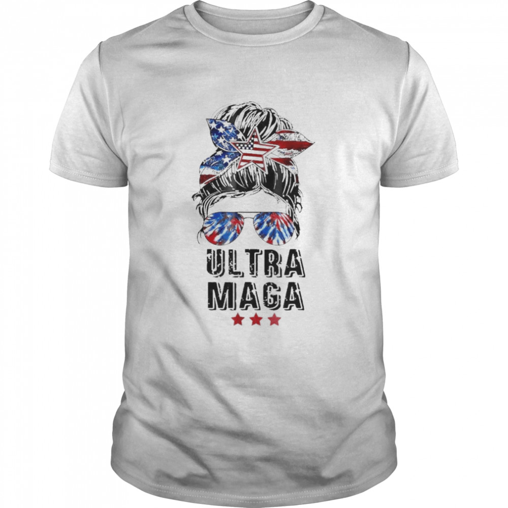 Ultra Mega Messy Bun 2022 Proud Ultramaga We The People  Classic Men's T-shirt