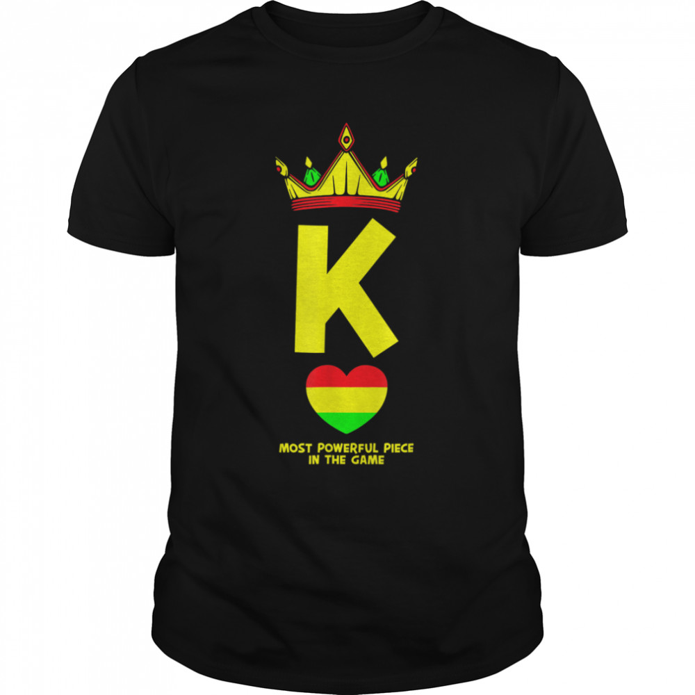 Black King The Most Powerful Piece In The Game Juneteenth T-Shirt B0B2DLTV92