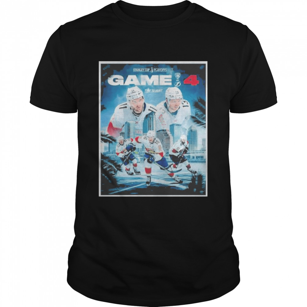 Florida Panthers 2022 Stanley Cup Playoff Game Time To Hunt  Classic Men's T-shirt