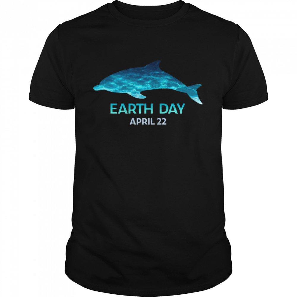 Dolphin and Porpoises Earth Day 50th Anniversary  Classic Men's T-shirt