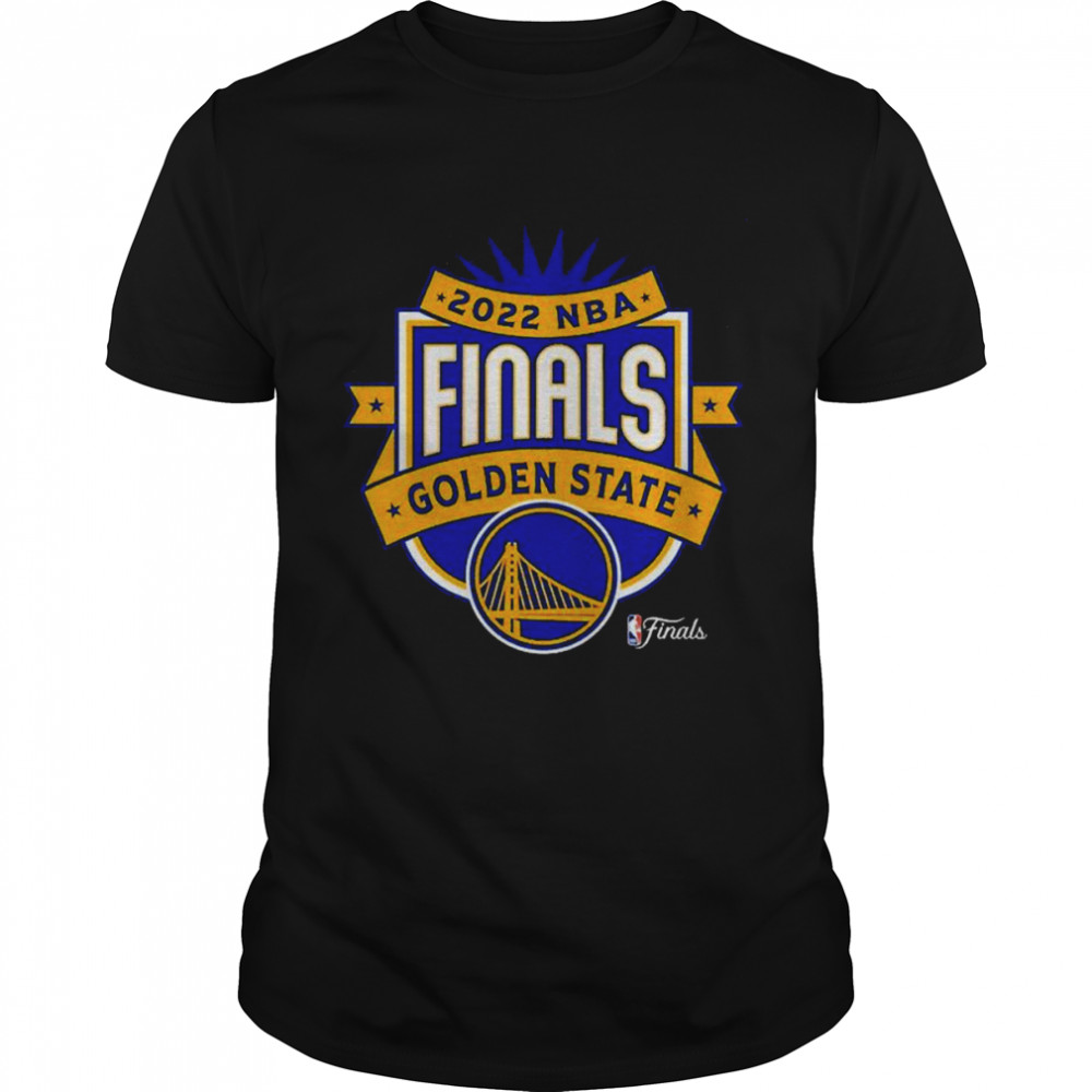 Golden State Warriors Sportiqe 2022 NBA Finals Crest Comfy T- Classic Men's T-shirt