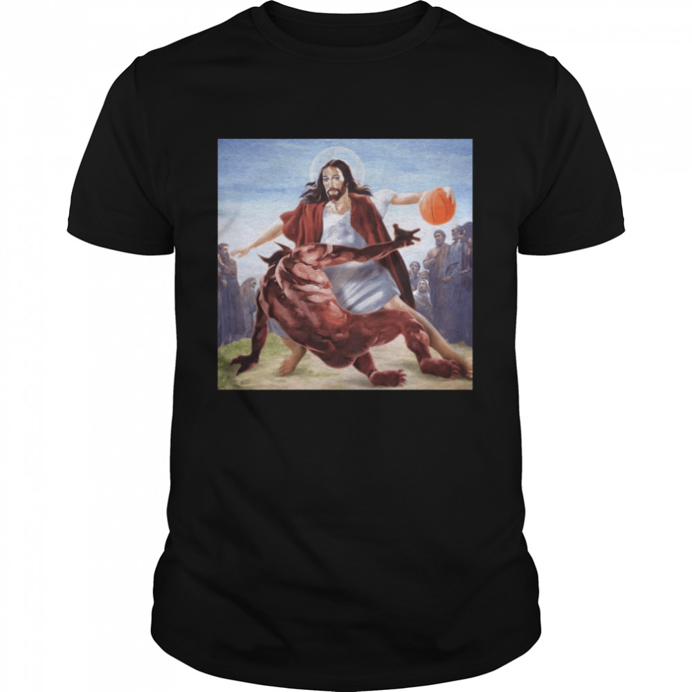 Basketball Jesus Crossover Demon Unisex T-Shirt
