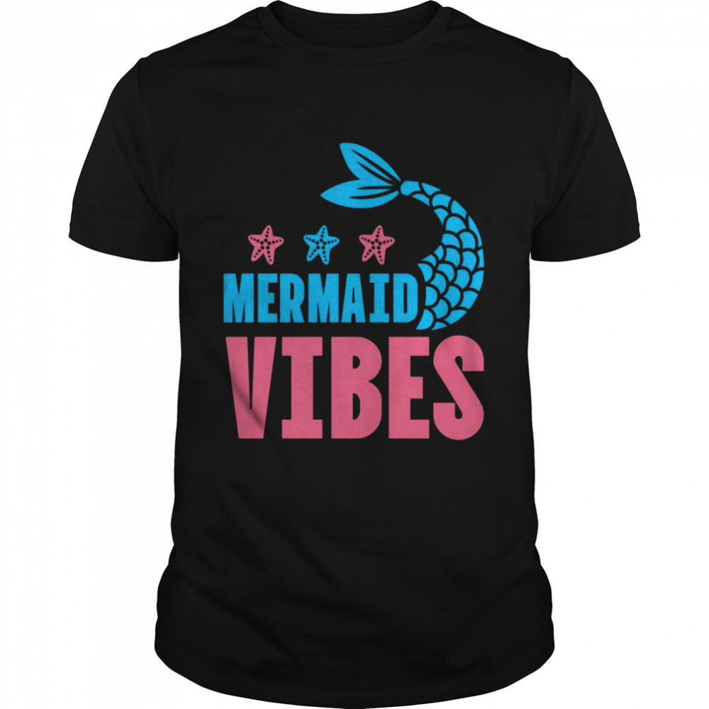Mermaid vibes design for family matching  - Copy (2) Classic Men's T-shirt