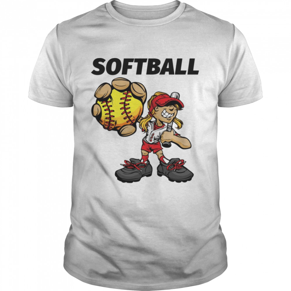 Softball Girl Mush Ball Life Softball Game shirt Classic Men's T-shirt