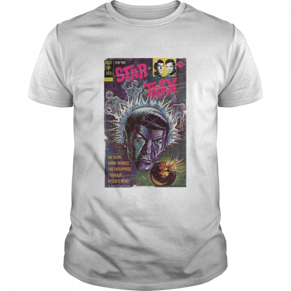 Spock Vintage Comic Book Cover Star Trek shirt