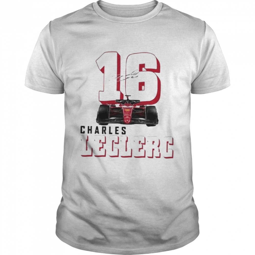 Charles leclerc formula one f1 ferrari racing shirt