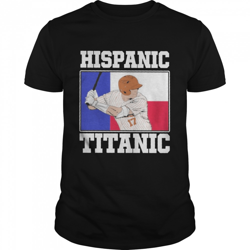 Ivan Melendez Texas Baseball Hispanic Titanic  Classic Men's T-shirt