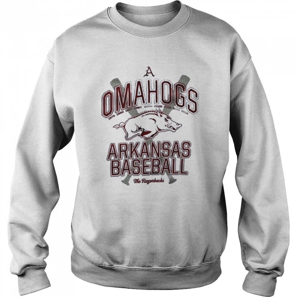 Omahogs Arkansas Baseball The Razorbacks  Unisex Sweatshirt