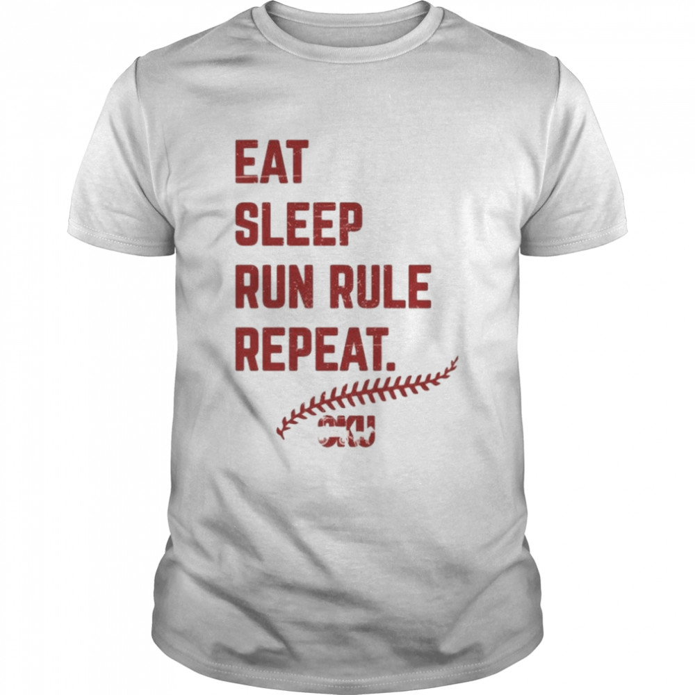 Eat Sleep Run Rule Repeat Oklahoma Sooners  Classic Men's T-shirt