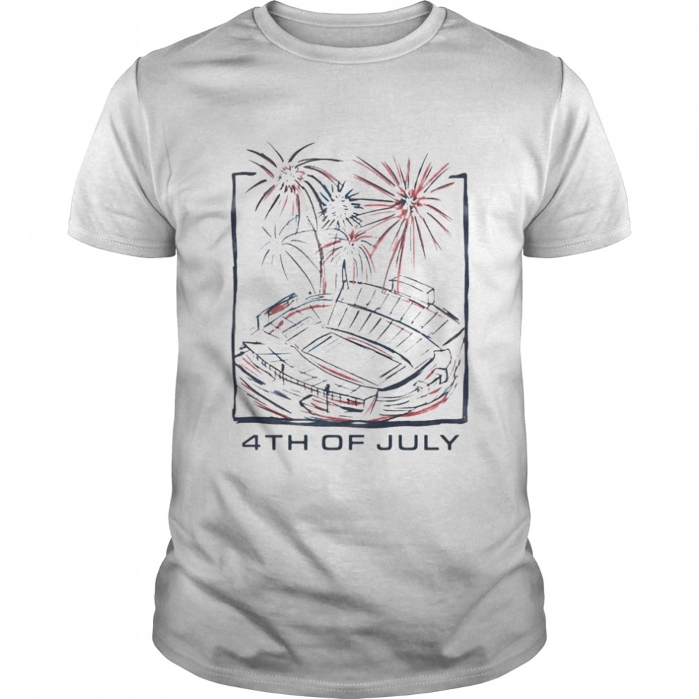 West Virginia Stadium 4th Of July T-Shirt