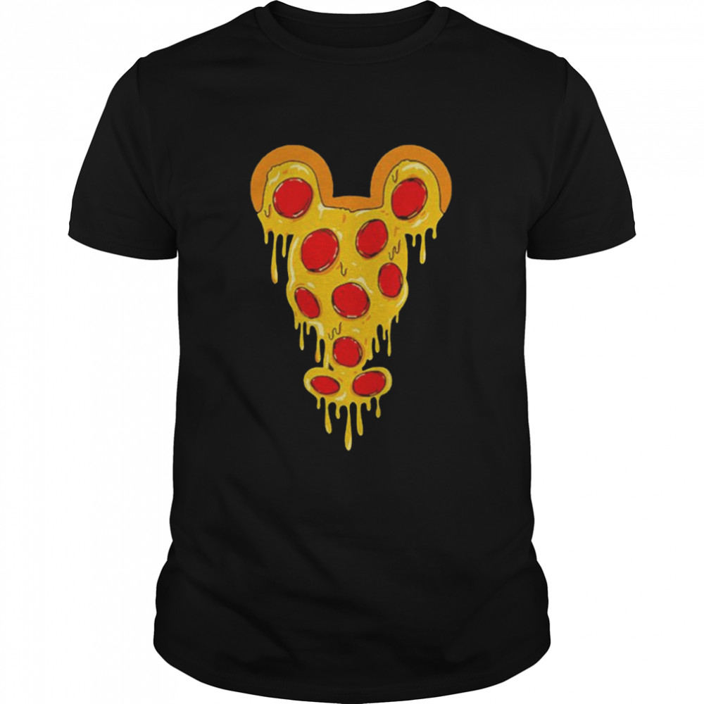 Mickey Mouse Pepperoni Pizza T- Classic Men's T-shirt