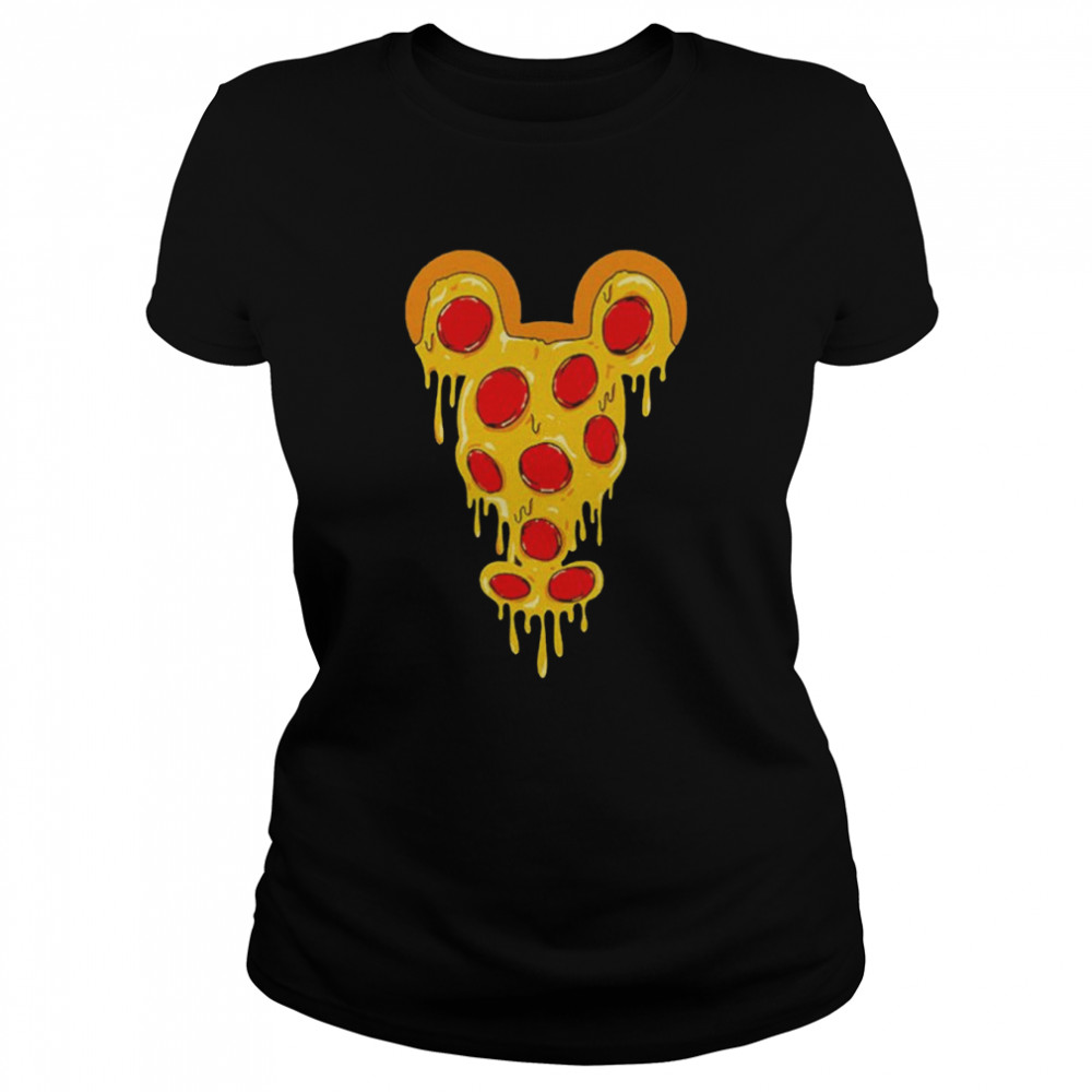 Mickey Mouse Pepperoni Pizza T- Classic Women's T-shirt