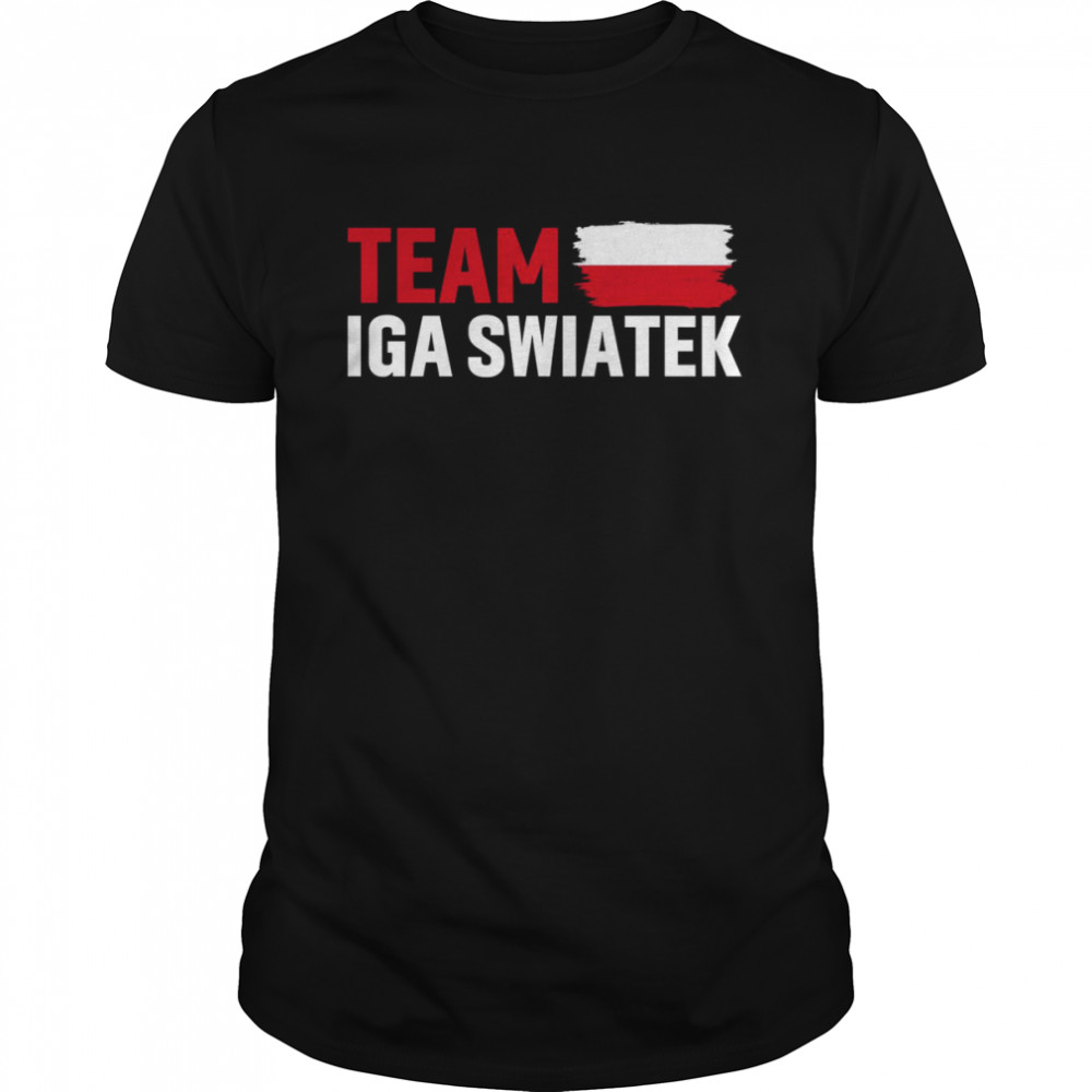 Team Iga Swiatek Poland Flag shirt Classic Men's T-shirt