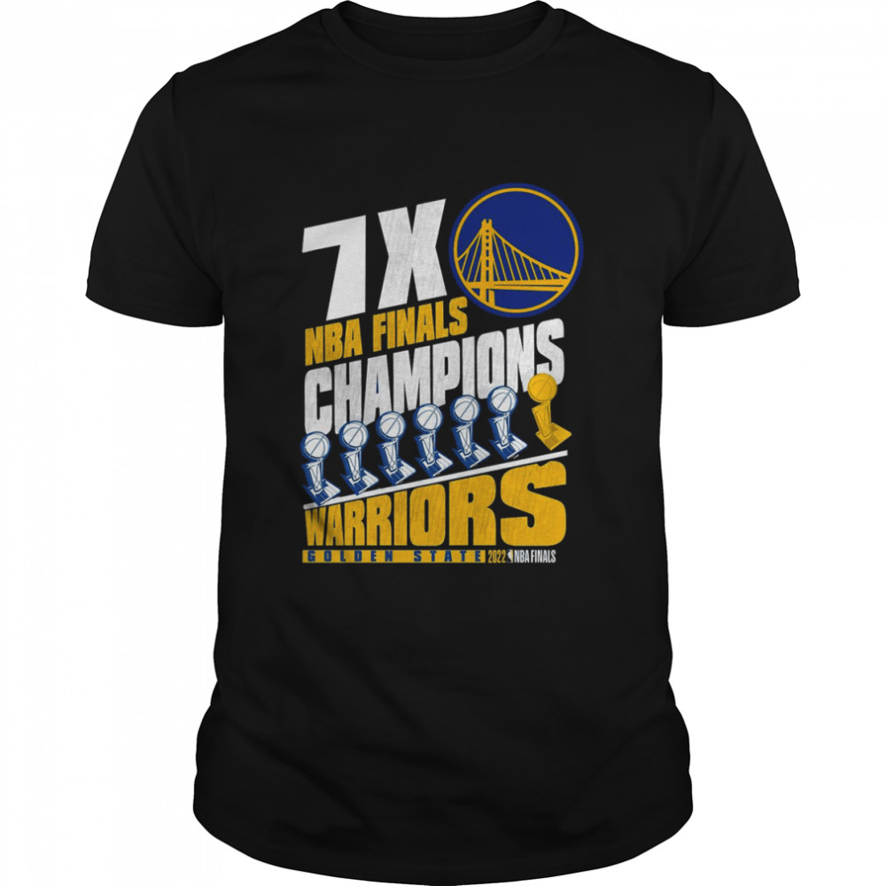 Golden State Warriors 7X NBA Finals Champions  Classic Men's T-shirt