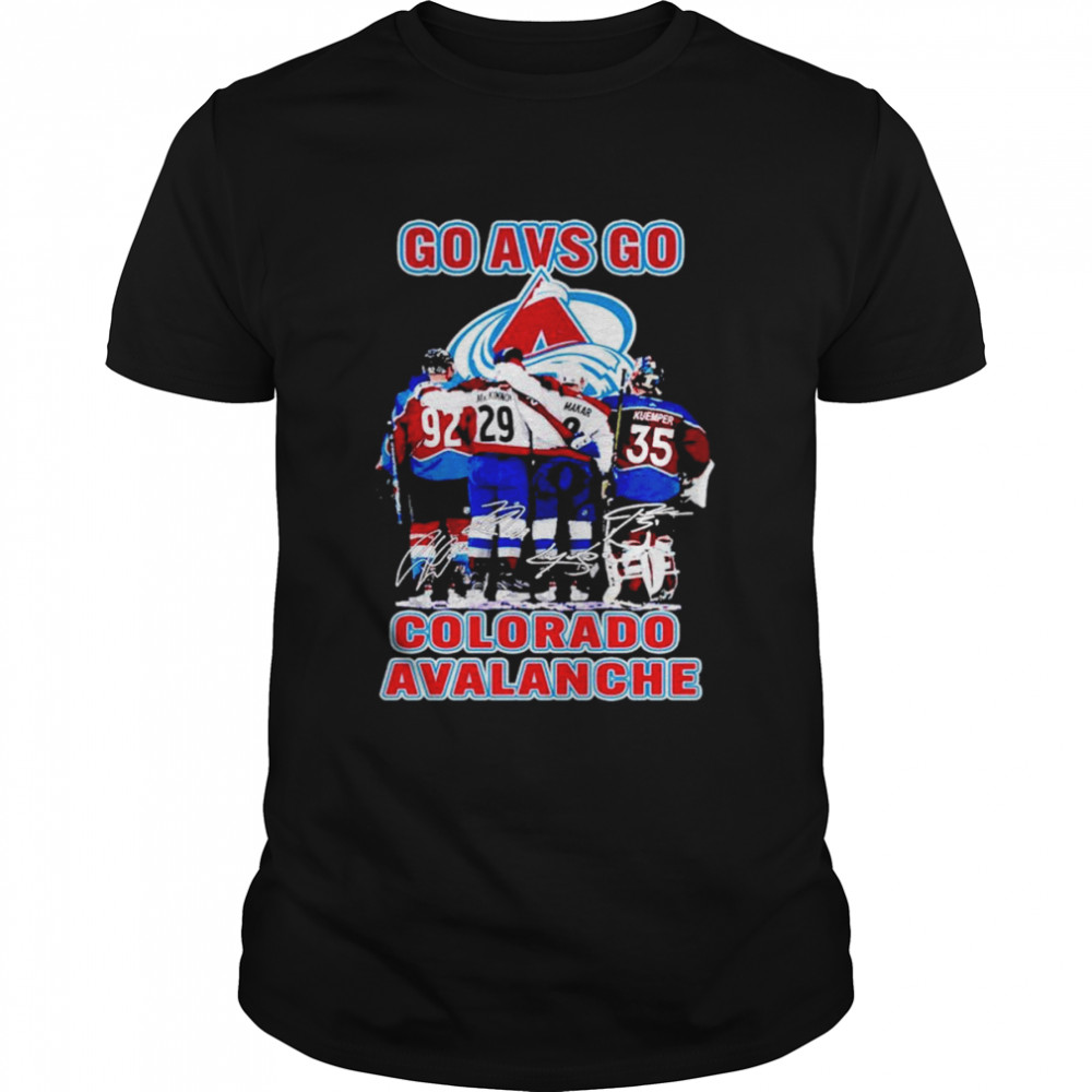 Colorado Avalanche Go AVS Go signatures shirt Classic Men's T-shirt