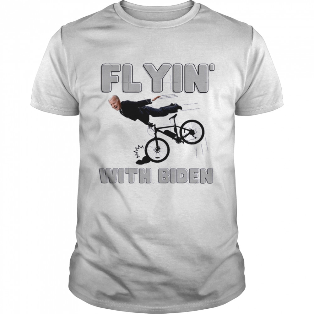 Fylin’ With Biden – Falls Of His Bike  Classic Men's T-shirt