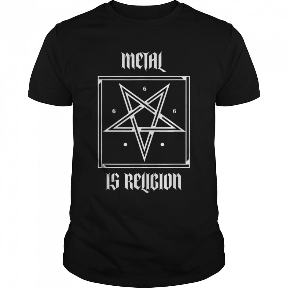 Heavy Metal 666 Pentagram Goth Death Metal T-Shirt B09R17Q34G