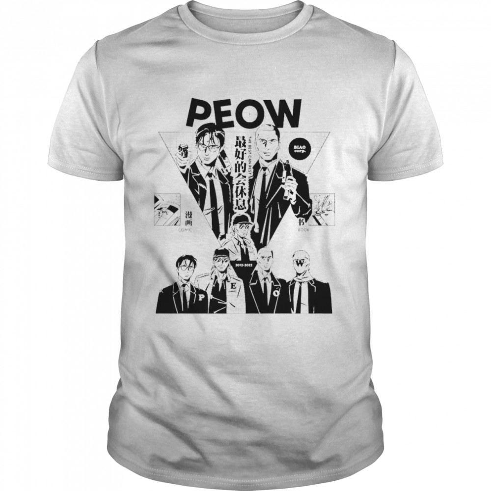 Peow comic book 2012 2022 shirt