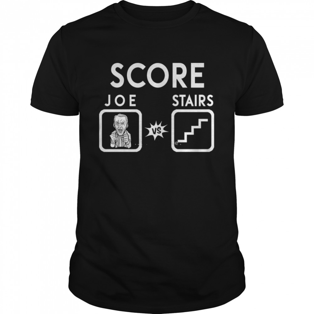 Score Joe Biden Vs Stairs  Classic Men's T-shirt