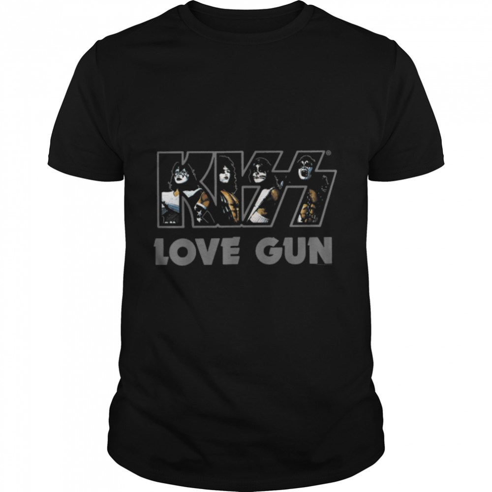 KISS - Pull the Trigger T- B07PFYR215 Classic Men's T-shirt