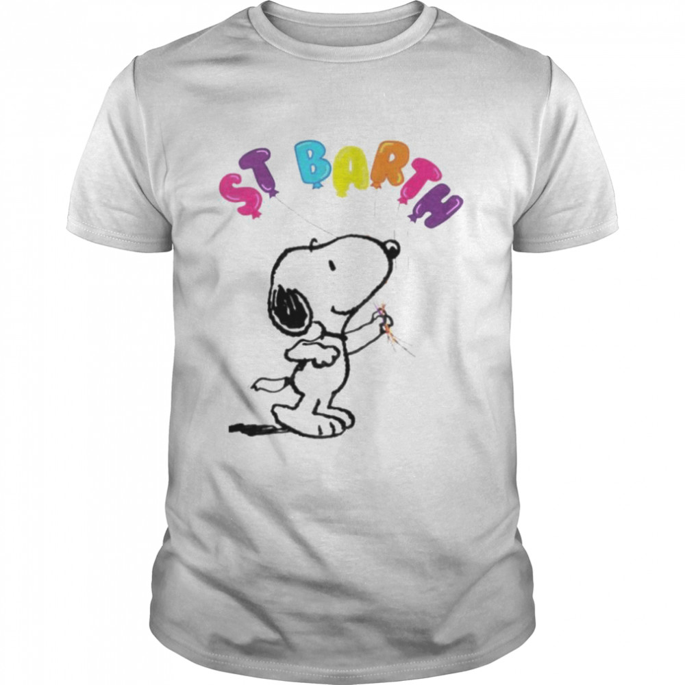 Snoopy St Barth unisex T-shirt