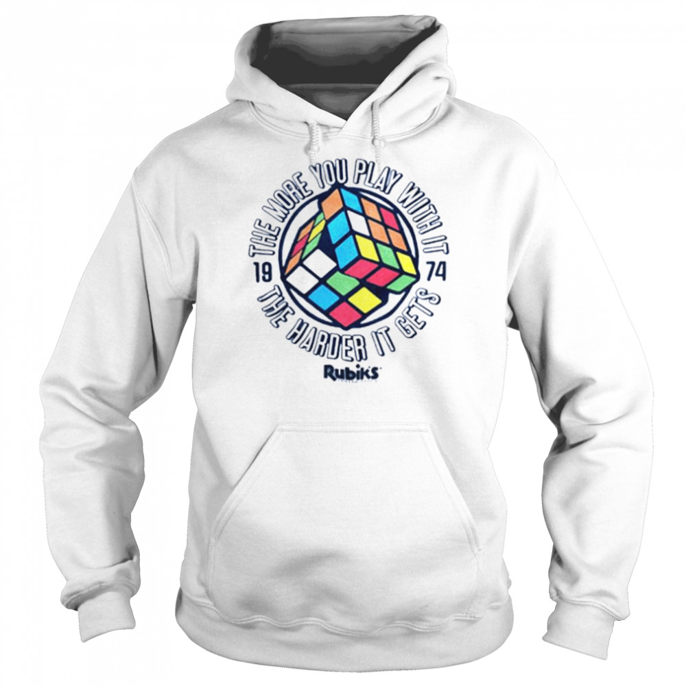 The More You Play With It Rubik’s Cube shirt Unisex Hoodie