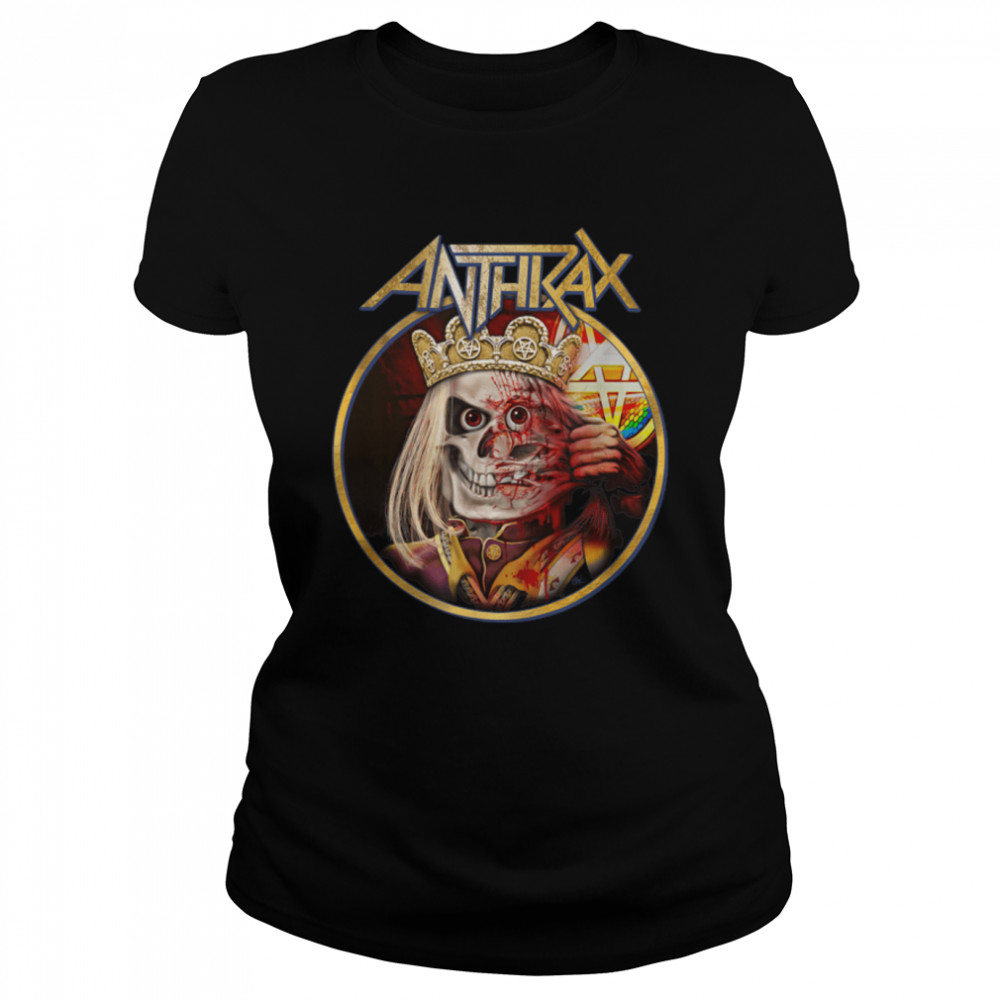 Anthrax – King Not Man Mask T- B09L3MY73J Classic Women's T-shirt