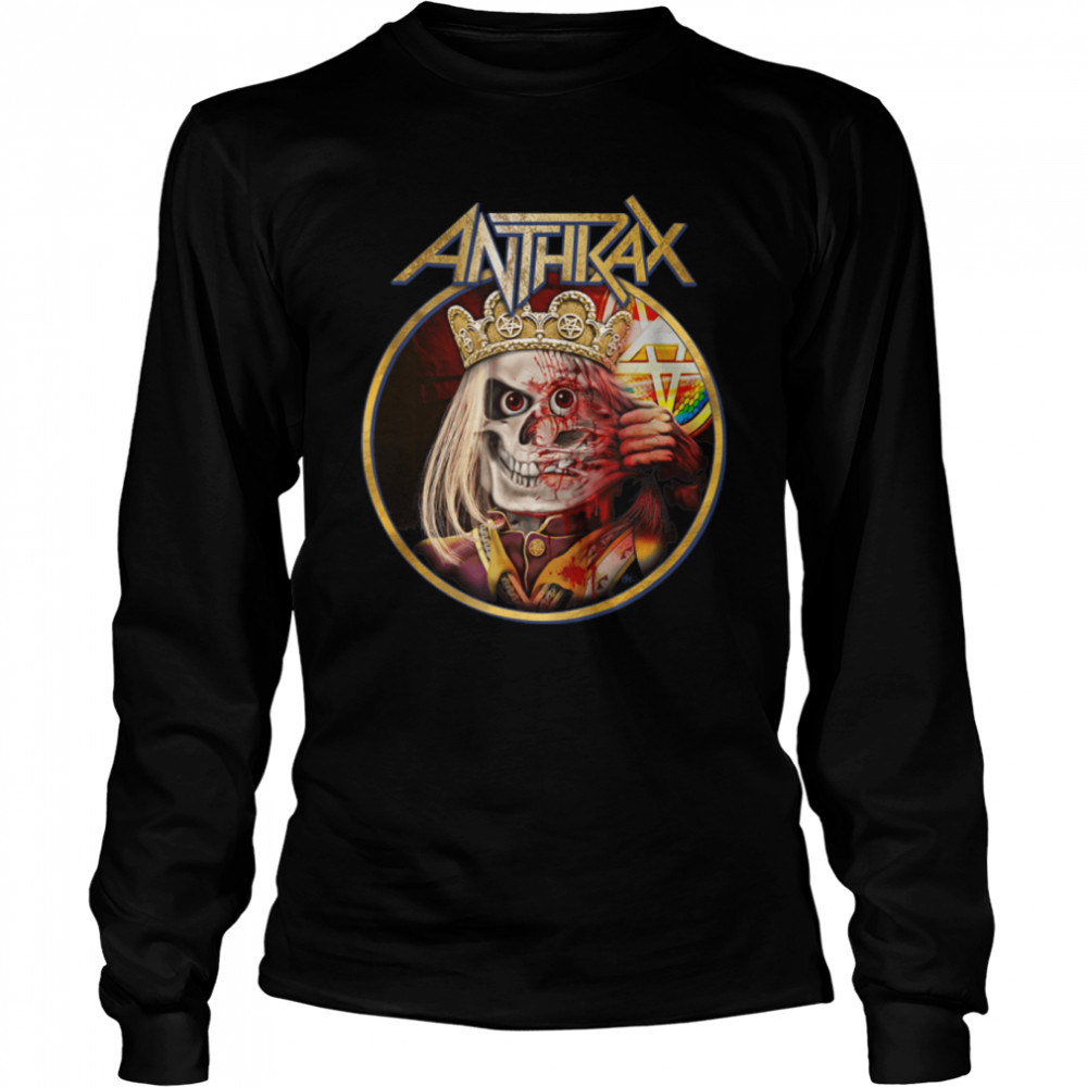Anthrax – King Not Man Mask T- B09L3MY73J Long Sleeved T-shirt