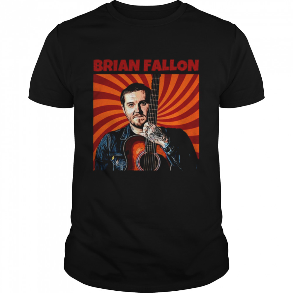 Portrait Of Brian Fallon The Gaslight Anthem shirt