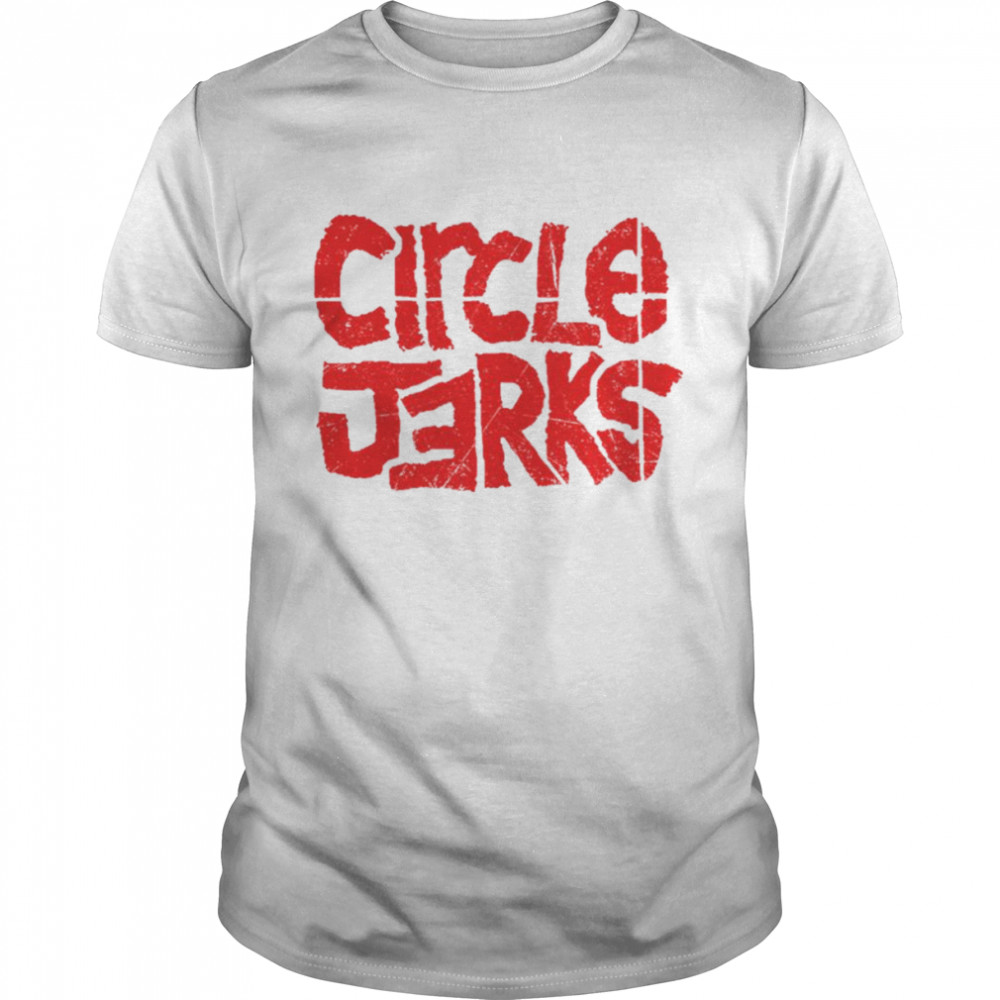 Punk Circle Distressed Circle Jerks shirt Classic Men's T-shirt