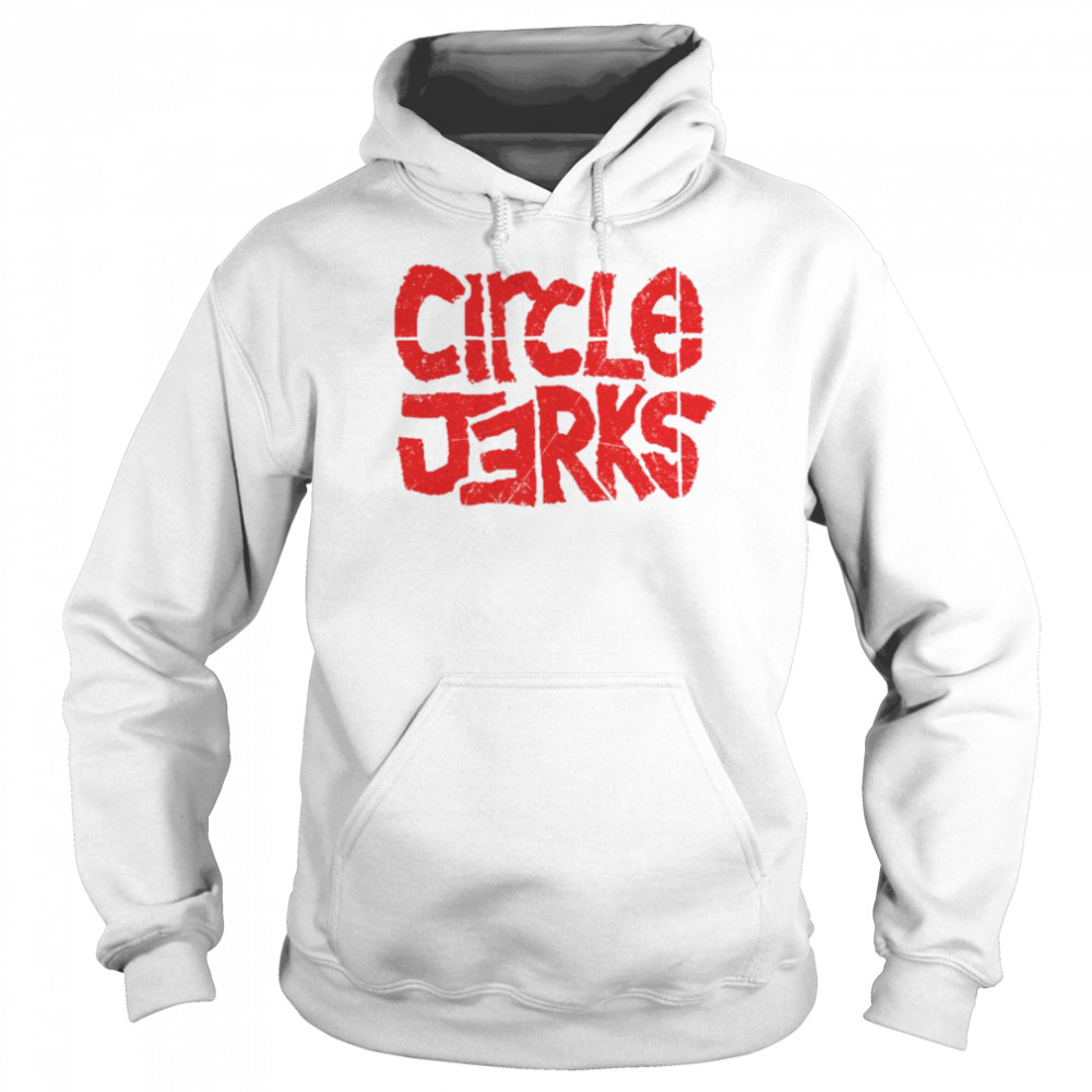 Punk Circle Distressed Circle Jerks shirt Unisex Hoodie