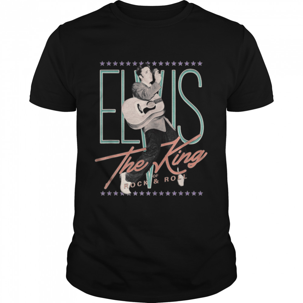 Elvis Presley Official Vintage Design T-Shirt B09RZJN8LB
