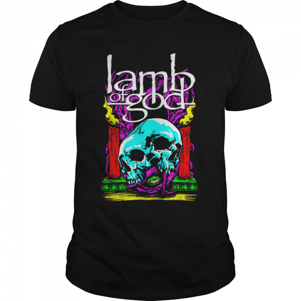 Lamb of God – Candle Skull T-Shirt B0B4911PK9
