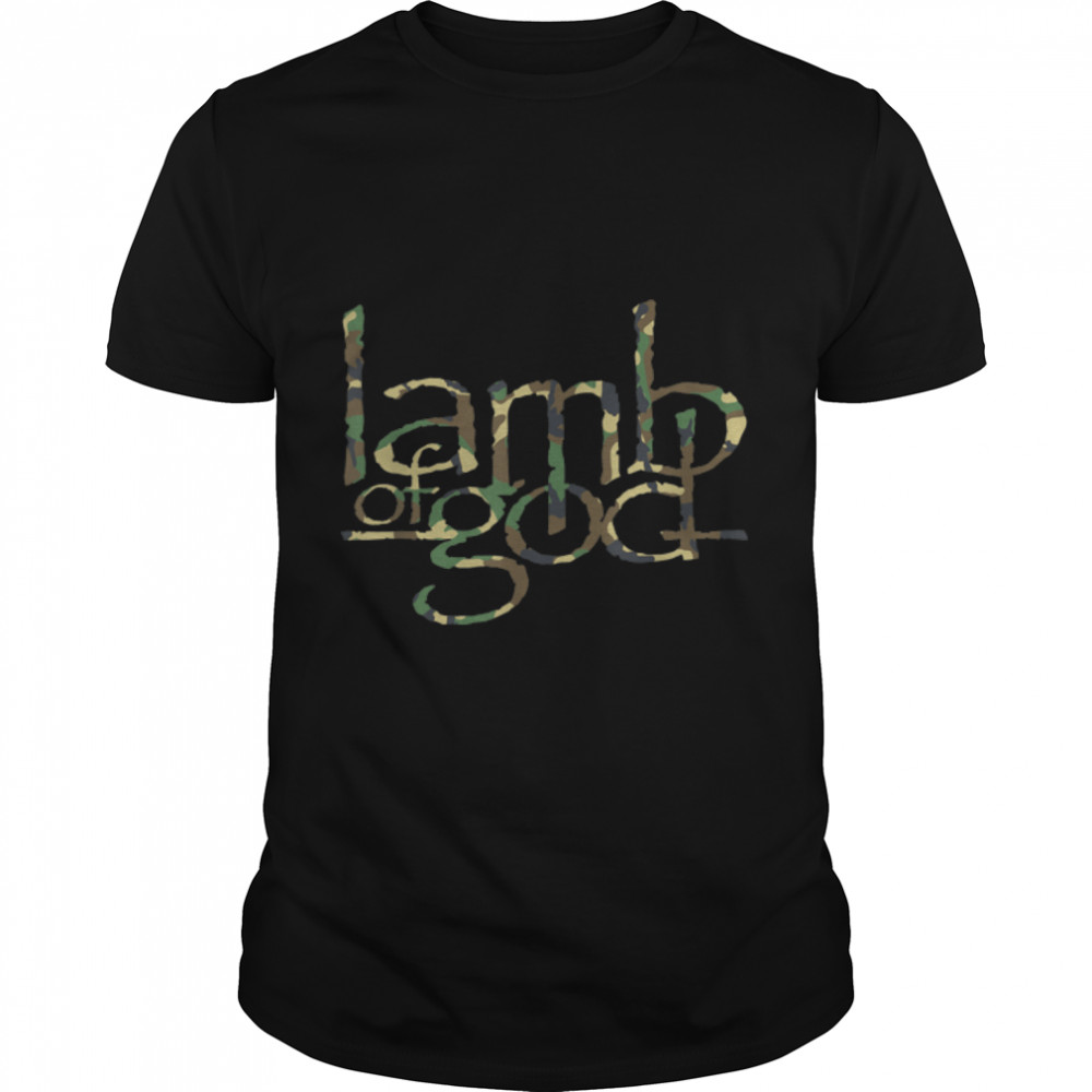 Lamb of God – Memorial Day Camouflage Logo T-Shirt B0B495FHFC