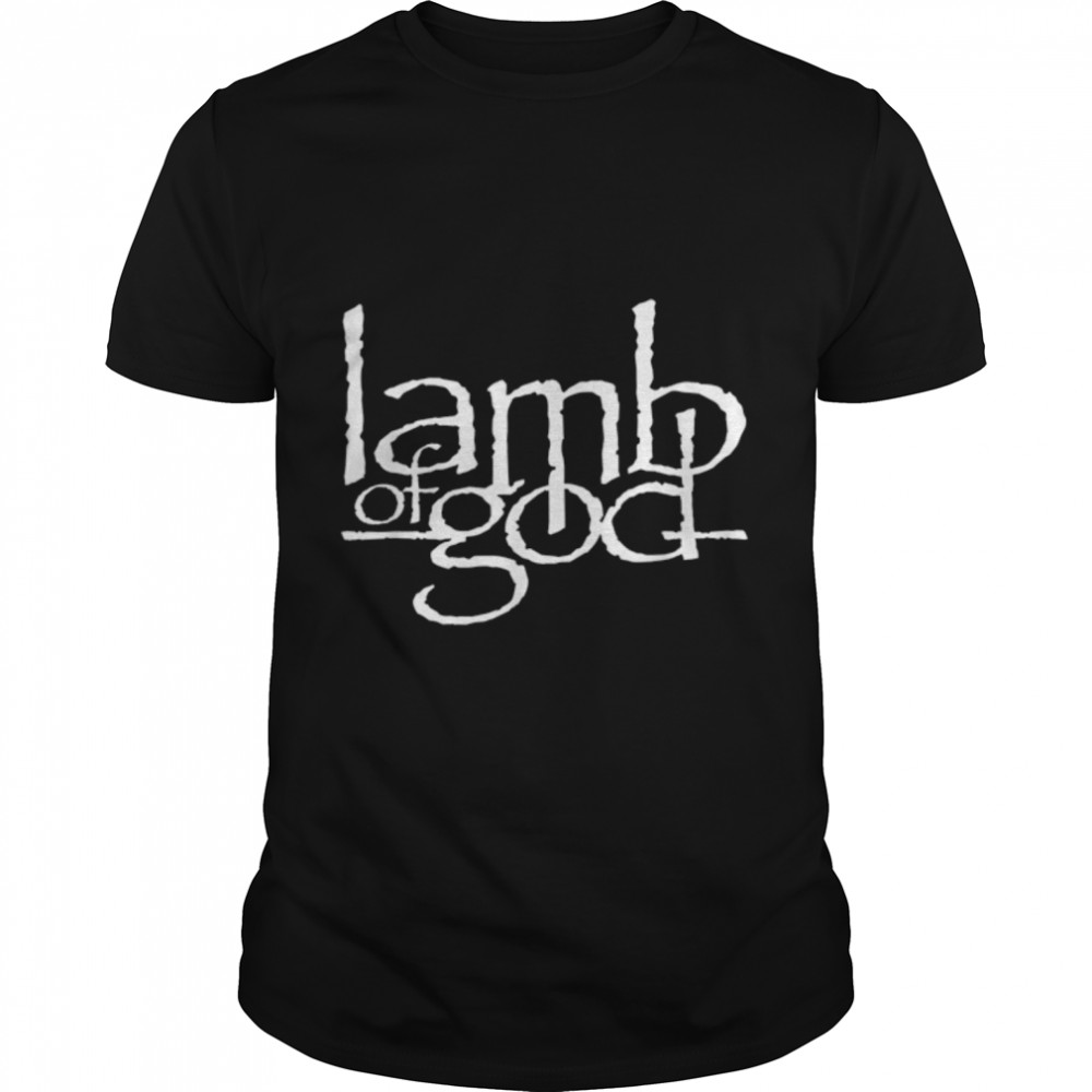 Lamb of God – Stacked Logo T-Shirt B0B49334Y1