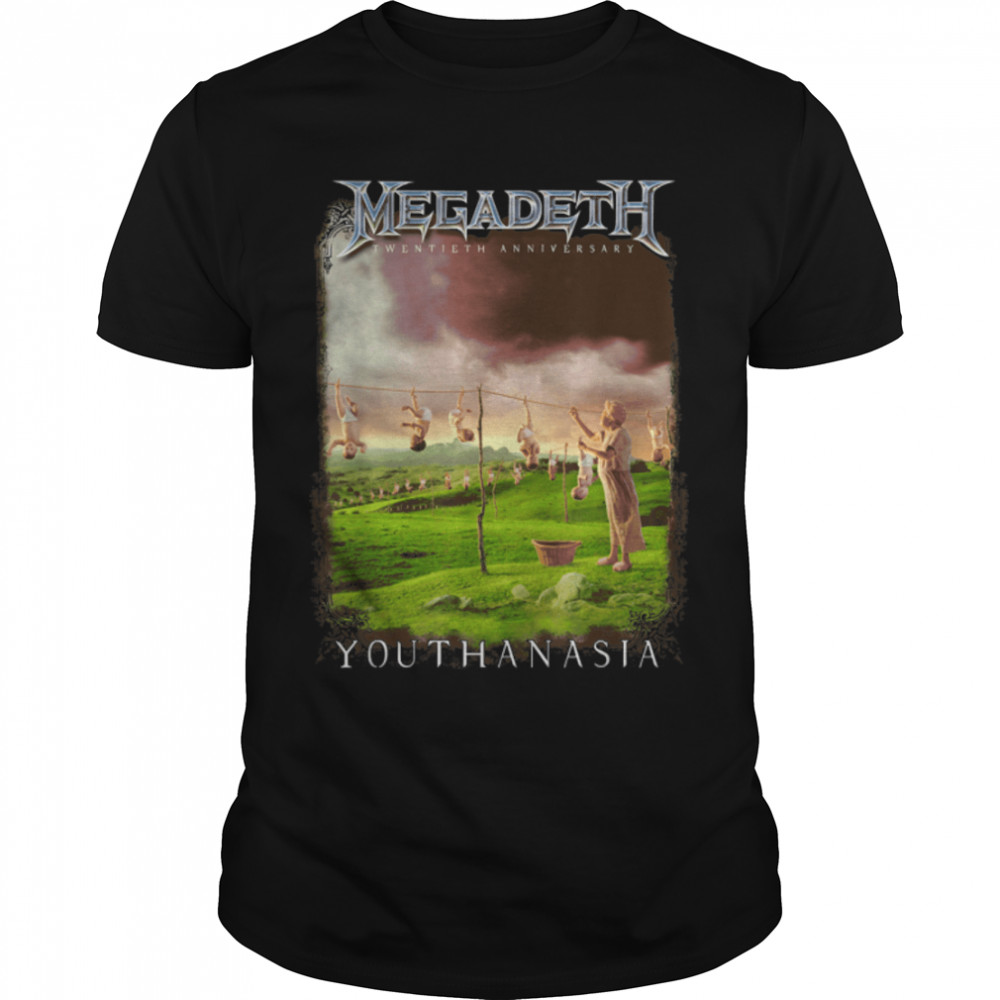 Megadeth – Youthanasia T- B09JVTVN9Q Classic Men's T-shirt