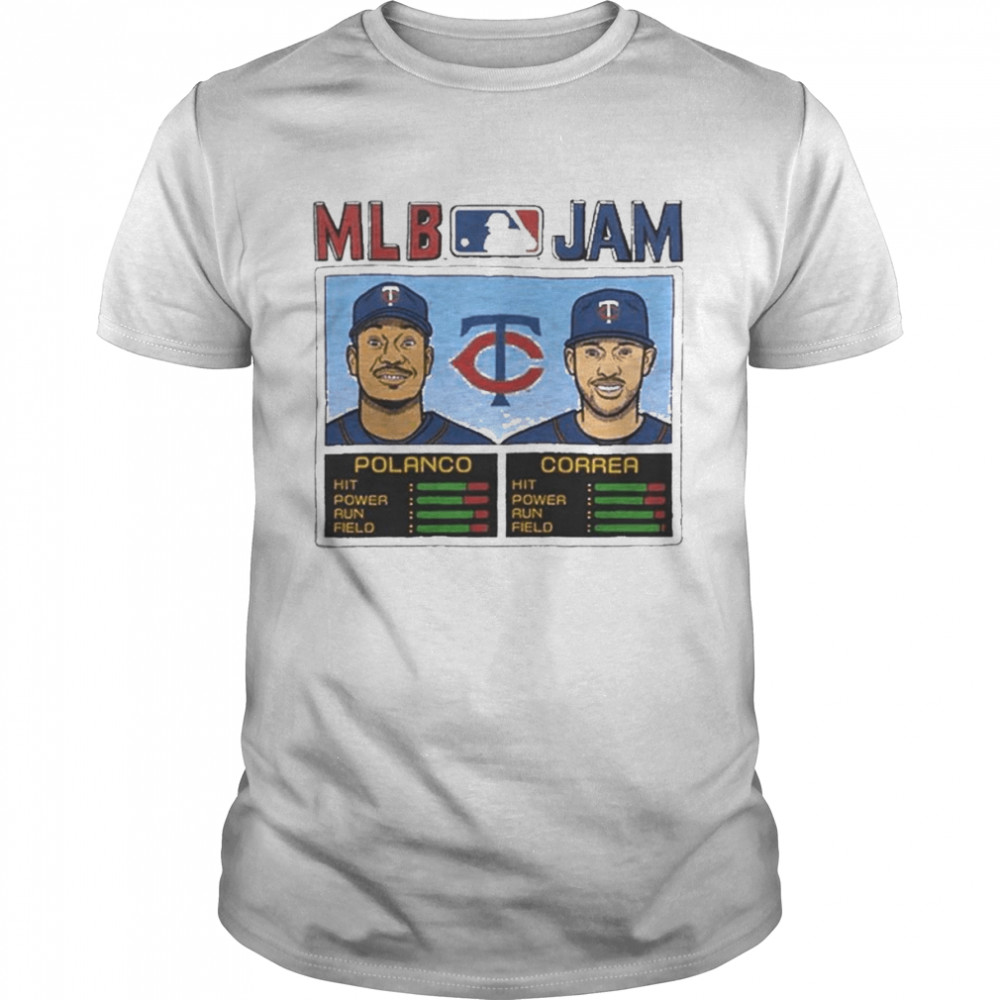 MLB Jam Minnesota Twins Polanco and Correa Shirt