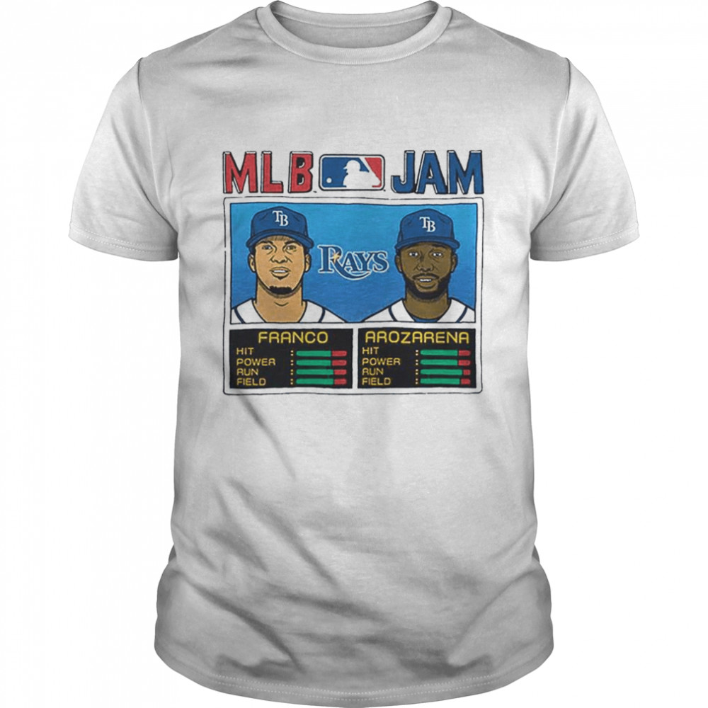 MLB Jam Tampa Bay Rays Franco and Arozarena shirt