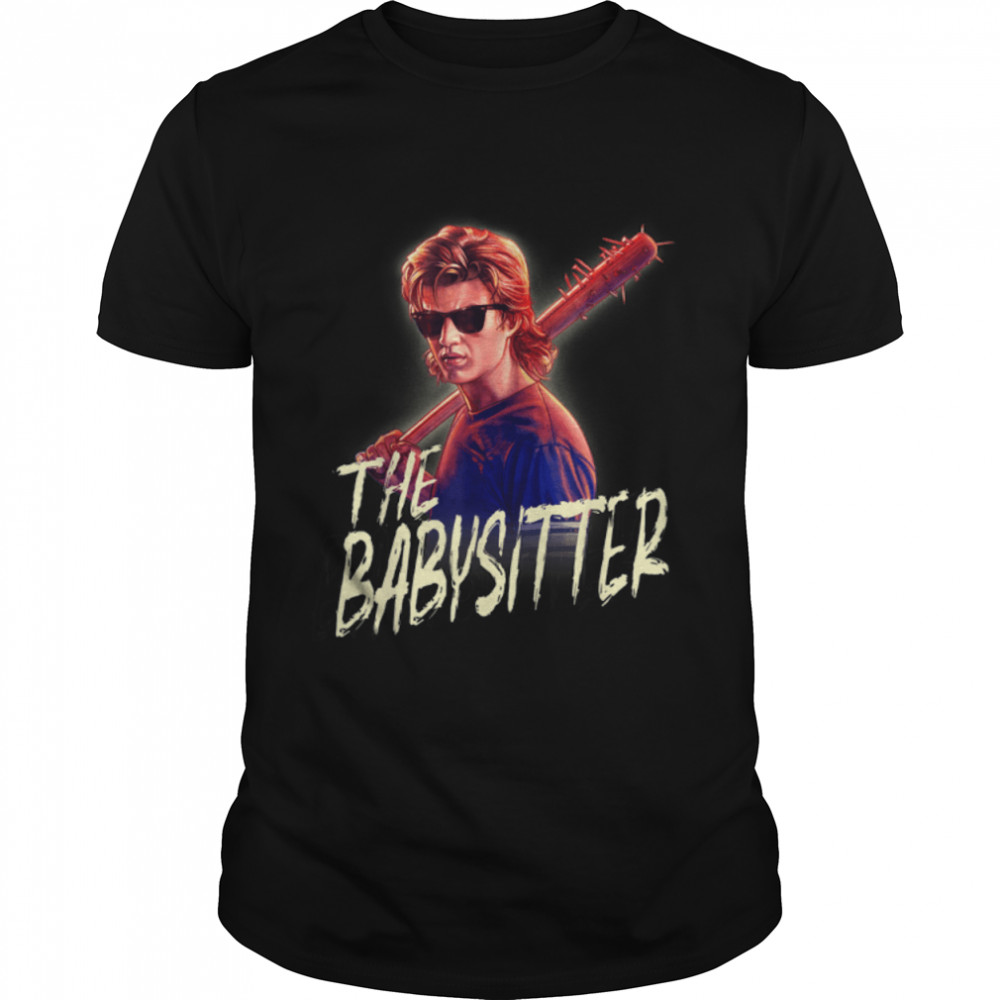 Netflix Stranger Things Steve The Babysitter Portrait T- B0848R7JVB Classic Men's T-shirt