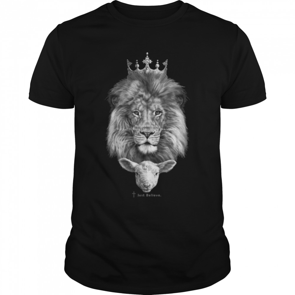 The Lion And The Lamb Christian Sportswear-The Lamb Of God T- B09QKQHN3V Classic Men's T-shirt