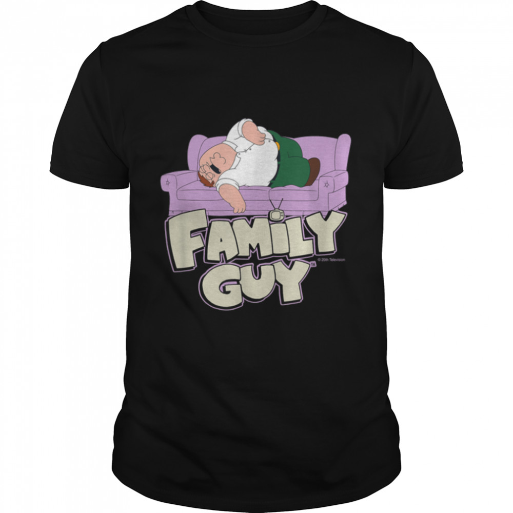 Family Guy Peter Griffin Couch Nap T-Shirt B09R52NS34