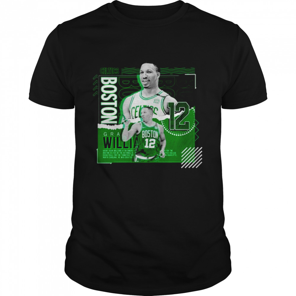 Grant Williams Basketball Paper Poster Celtics shirt Classic Men's T-shirt