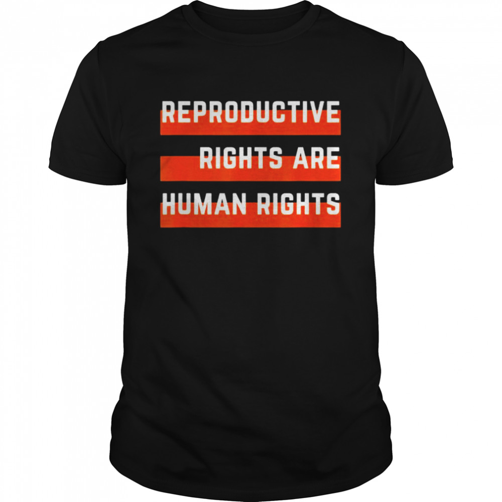 Flag reproductive rights are human rights feminist shirt Classic Men's T-shirt