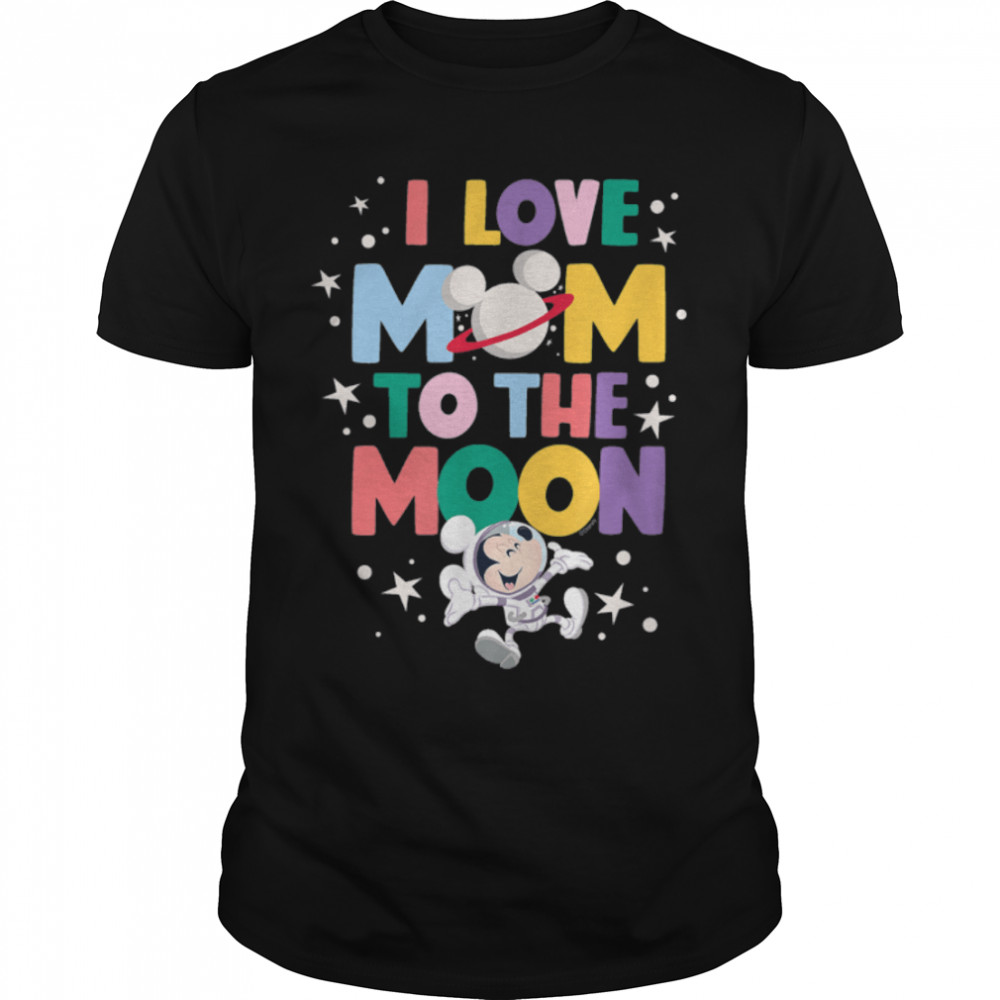 Disney - Mickey Love Mom to the Moon T-Shirt B09XRF6PQ3